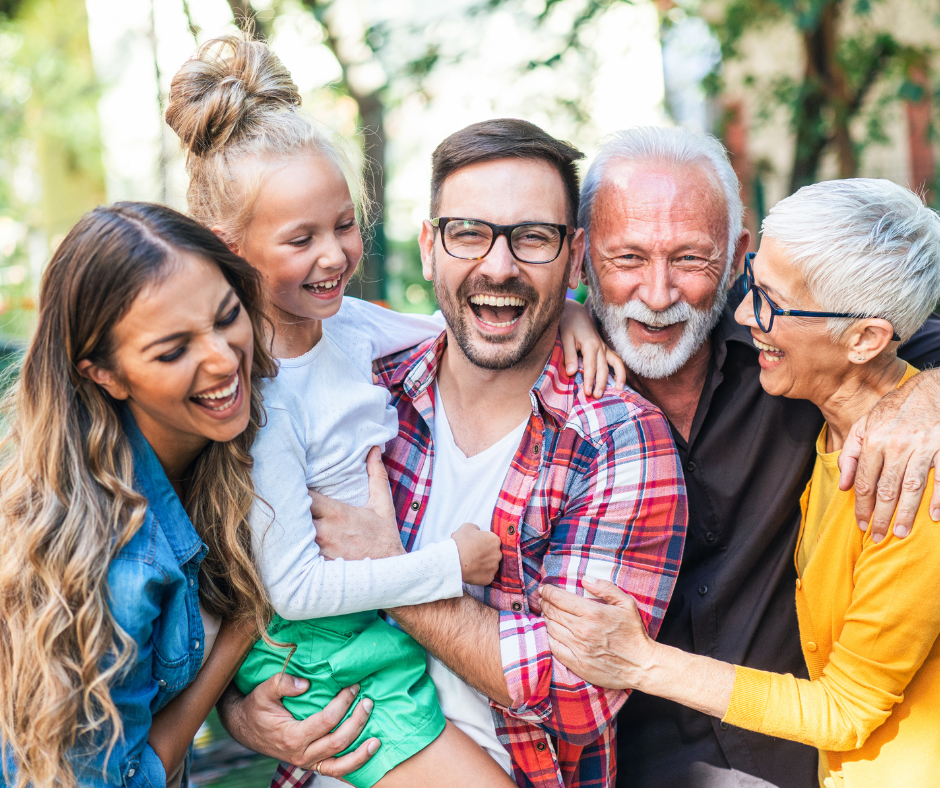 multiple generations of family members
